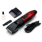 https://www.paikeri.com/KM-730 Kemei Rechargeable Hair Clipper Trimmer For Men - Black & Red