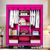 https://www.paikeri.com/HCX Wardrobe Storage Organizer for Clothes - Big Size 3 part -pink