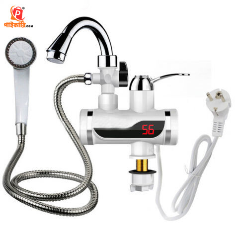 Wall Tab Water Heater Digital With Hand Shower